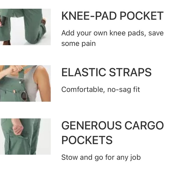 Duluth Trading Co. Women’s Heavyweight Garden Overalls. XL X 29. NEW with tags. - Picture 11 of 12